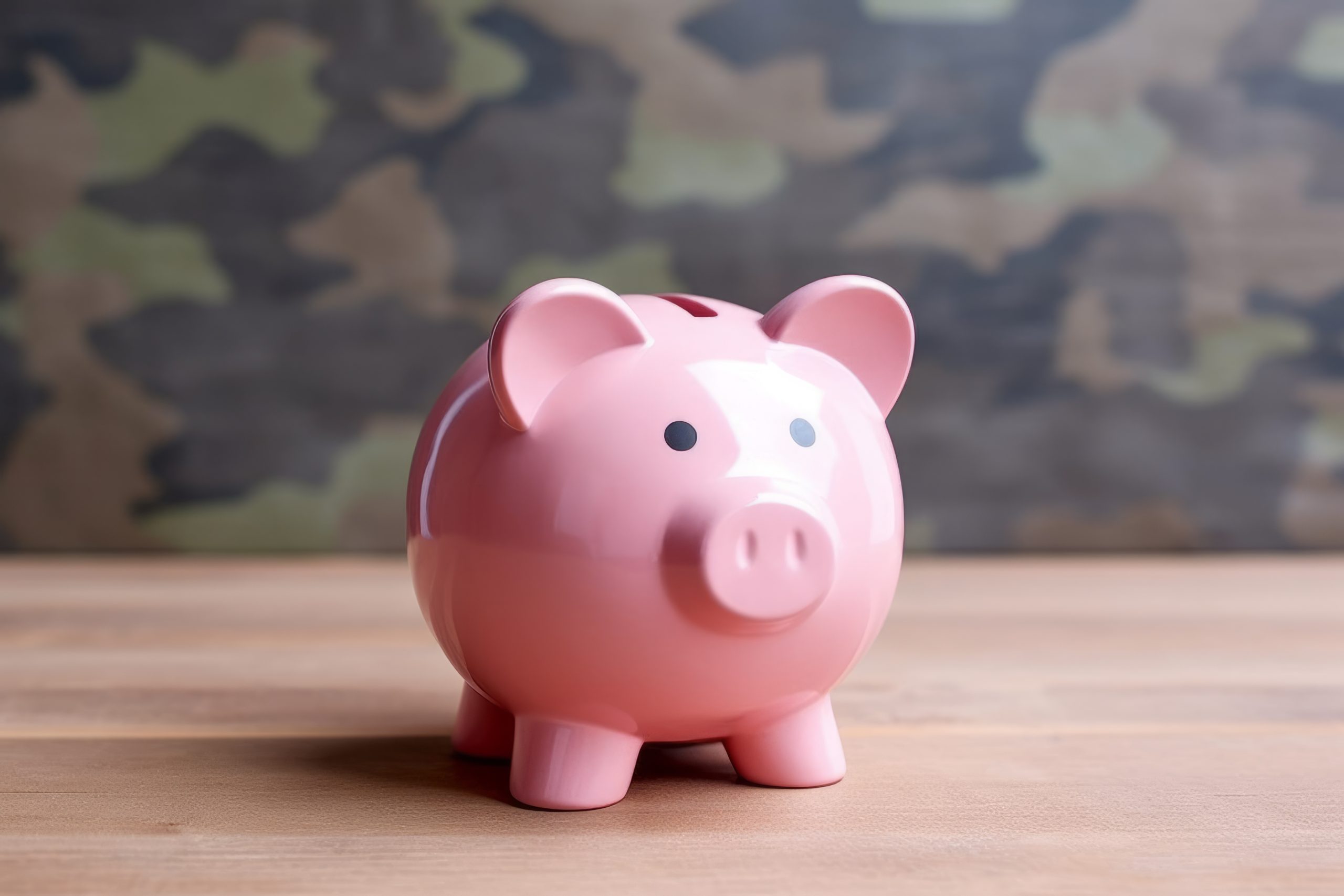 Thrift Savings Plan piggy bank